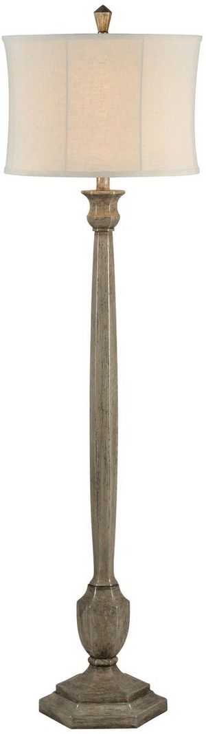 Forty West Chase Silver/Pewter Floor Lamp