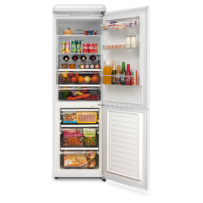 Epic® 11.0 Cu. Ft. White Retro Compact Refrigerator 1