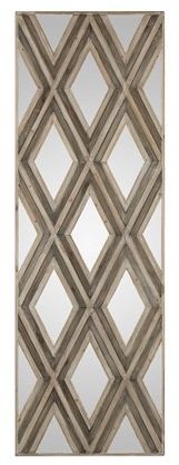 Uttermost® Tahira Geometric Argyle Pattern Wall Mirror-0