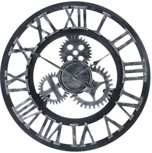 Crestview Collection Gearing Up In Time Black Clock 