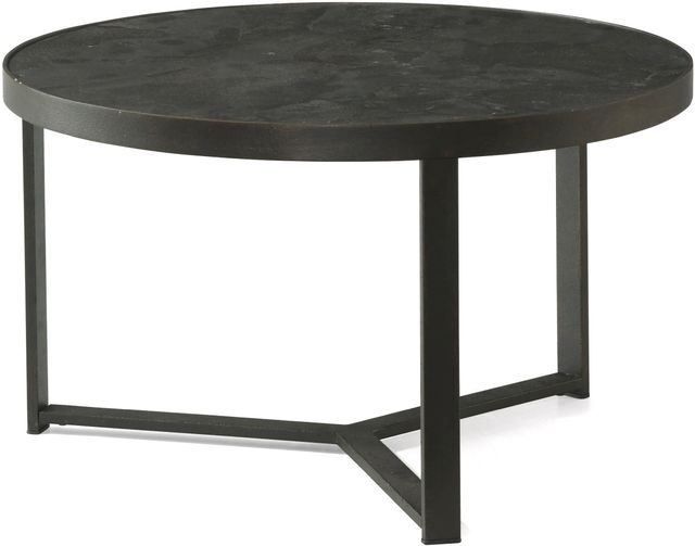 Flexsteel® Carmen Aged-Bronze Small Round Bunching Coffee Table 0