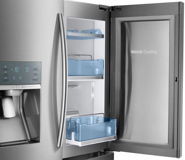 Samsung 28 Cu. Ft. 4-Door French Door Food Showcase Refrigerator-Stainless Steel 32
