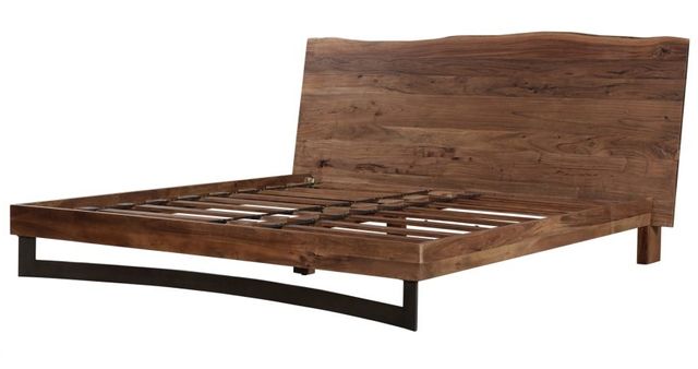 Moe's Home Collection Bent Brown King Panel Bed 1