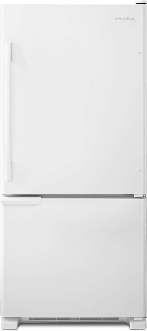 Amana® 18.7 Cu. Ft. White Bottom Freezer Refrigerator-0