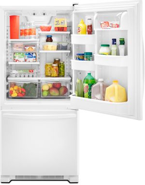 Amana 18.5 Cu. Ft. Bottom Freezer Refrigerator-White