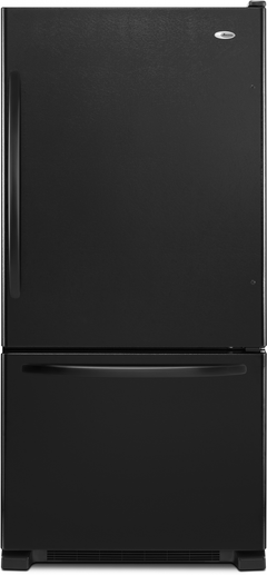 Amana® 22.1 Cu. Ft. Black Bottom Freezer Refrigerator