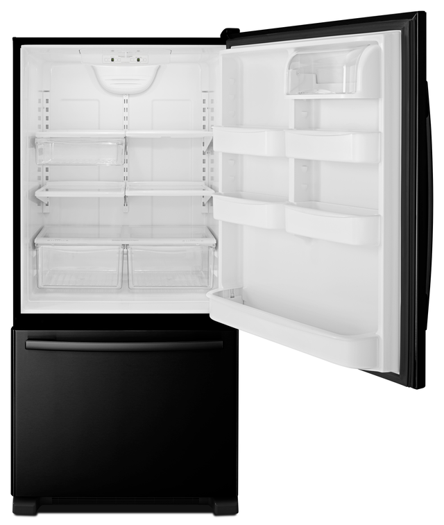 Amana® 22.1 Cu. Ft. Black Bottom Freezer Refrigerator-3