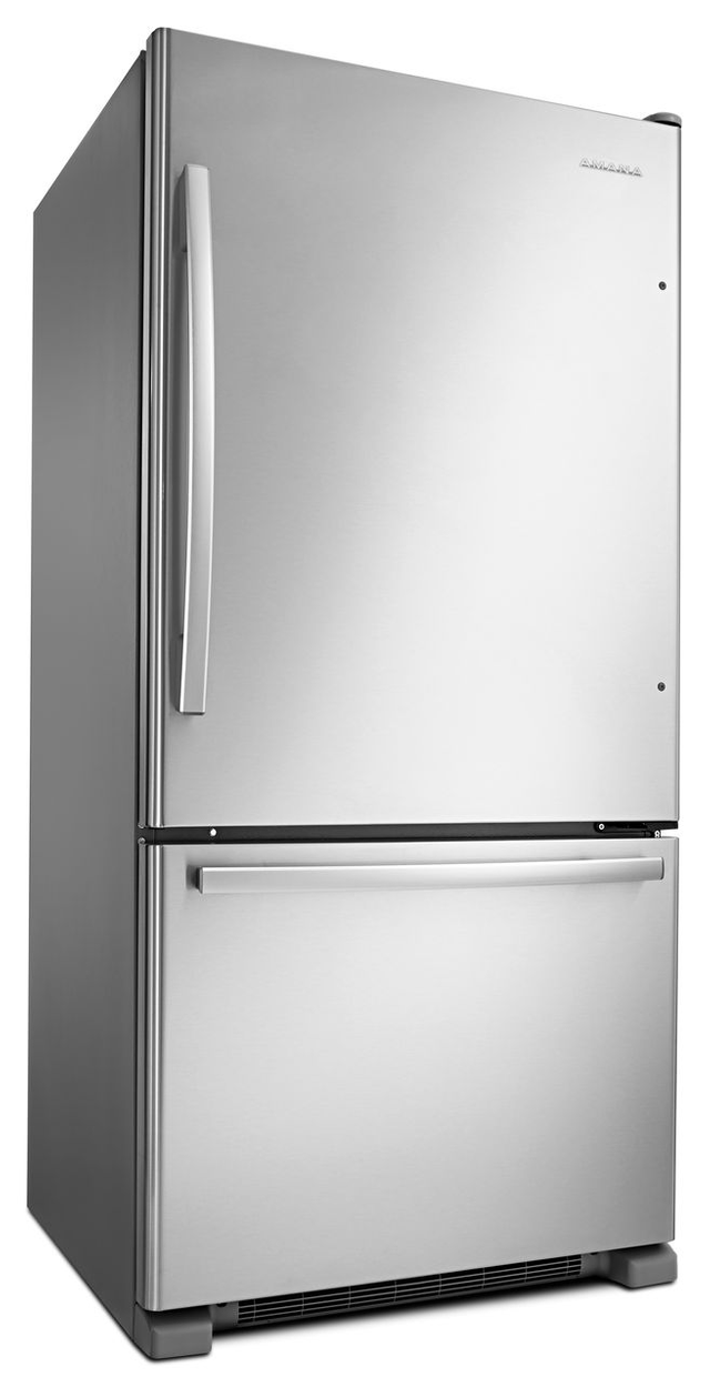 Amana® 22.1 Cu. Ft. Stainless Steel Bottom Freezer Refrigerator 11