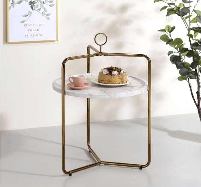 Miro Gold Side Table