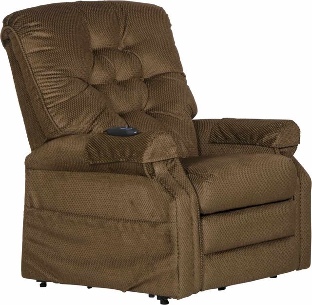 Catnapper® Patriot Brown Sugar Power Lift Full Lay-Out Recliner 1