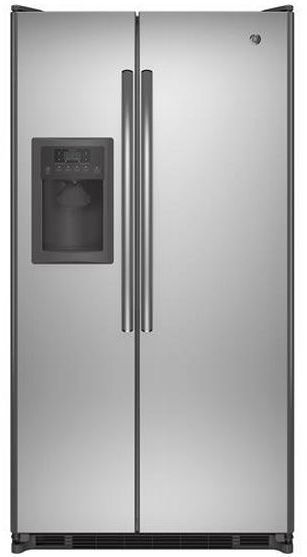 GE® 24.7 Cu. Ft. Side-By-Side Refrigerator-Stainless Steel