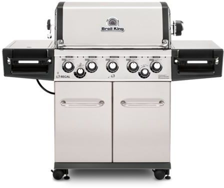 Broil King® Regal™ S590 PRO Series 24.8" Stainless Steel Freestanding Grill-0