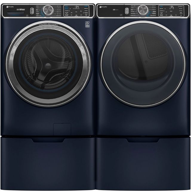 PFW870SPVRS | PFD87ESPVRS - GE Profile Front Load Laundry Pair with 5.3 ...