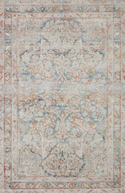 Magnolia Home by Joanna Gaines Lenna Ocean Apricot 3'x8' Rug Runner ...