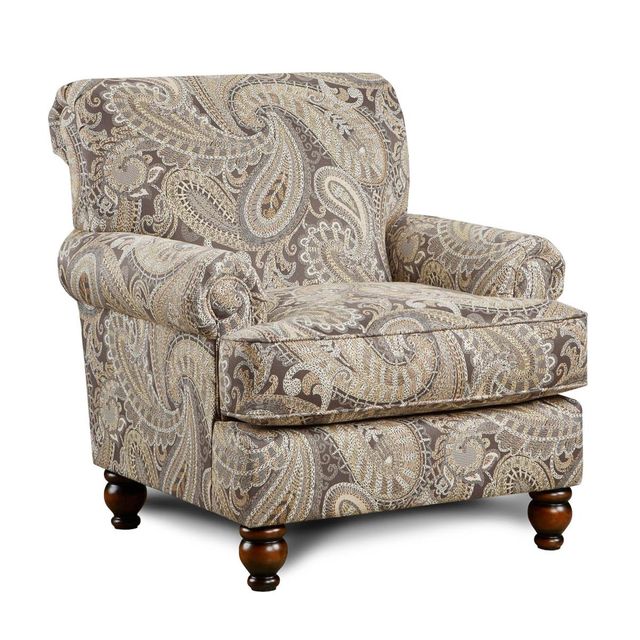 Fusion Furniture Capernicus Cobblestone Accent Chair-0