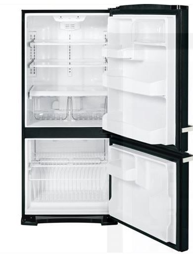 GE Artistry Series 20.3 Cu. Ft. Bottom Freezer Refrigerator-Black 1