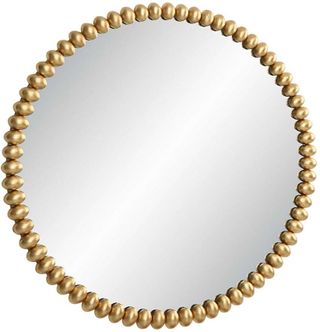 Uttermost Byzantine Gold Round Mirror