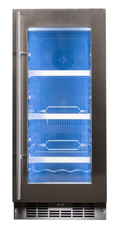 Silhouette® 3.1 Cu. Ft. Stainless Steel Frame Beverage Center