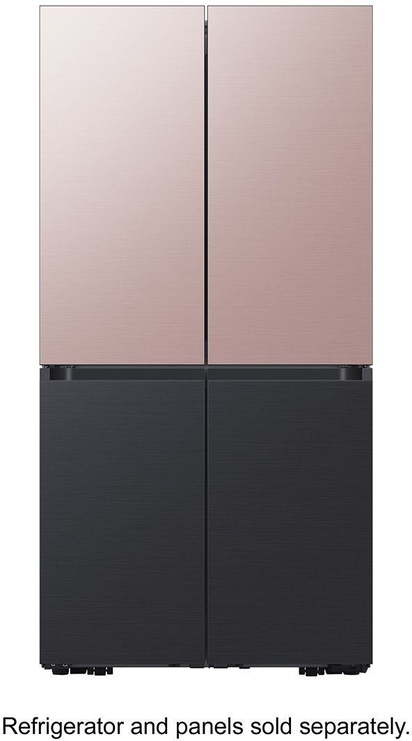 Samsung BESPOKE Champagne Rose Steel Refrigerator Top Panel 4