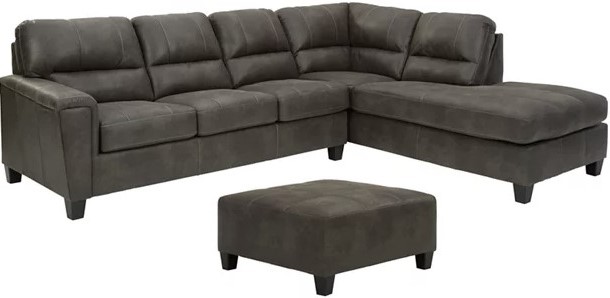 Ashley navi outlet smoke sectional