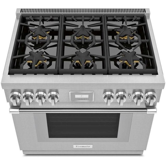 Thermador® Harmony® 36" Stainless Steel Professional Dual Fuel Range 1