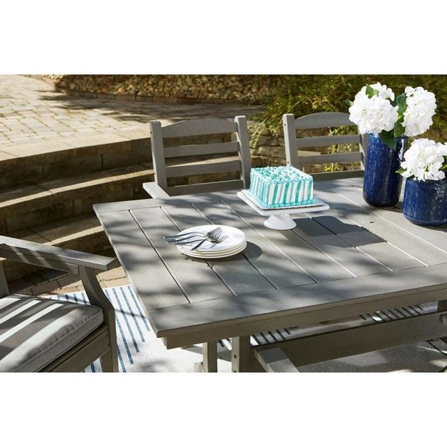 Signature Design by Ashley® Visola Grey Outdoor Dining Table 10