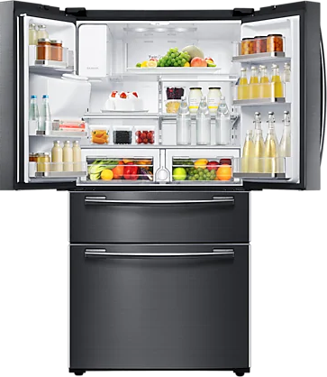 Samsung 24.7 Cu.Ft. Black Stainless Steel French Door Refrigerator 2