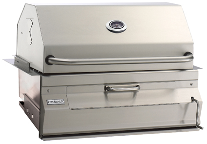Fire Magic® Charcoal Collection 14 Series Built In Grill-Stainless Steel-0
