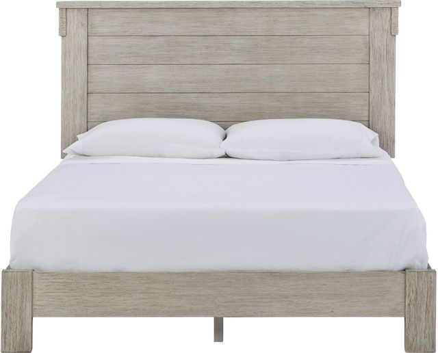 Signature Design by Ashley® Hollentown Whitewash Full Panel Bed 1