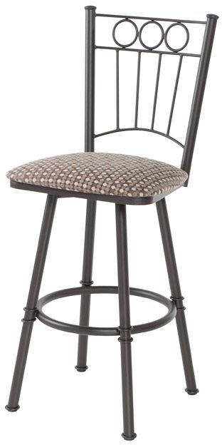 Trica Charles I Swivel Counter Height Stool