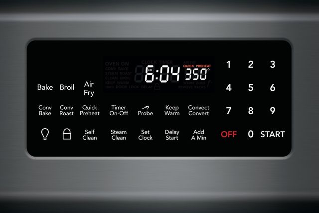 Frigidaire Gallery® 30" Black Stainless Steel Pro Style Gas Range with Air Fry 1
