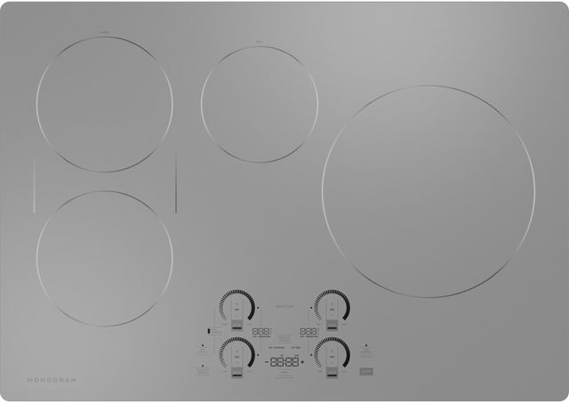 Monogram 30" Silver Induction Cooktop