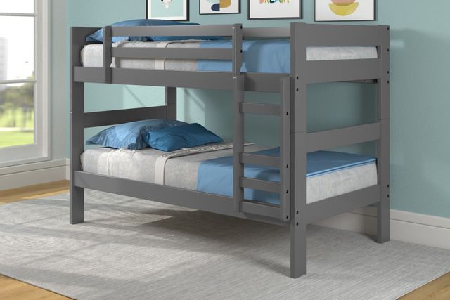 Woodcrest Gray Twin/Twin Bunk Bed | Fischer Furniture | Rapid City, SD