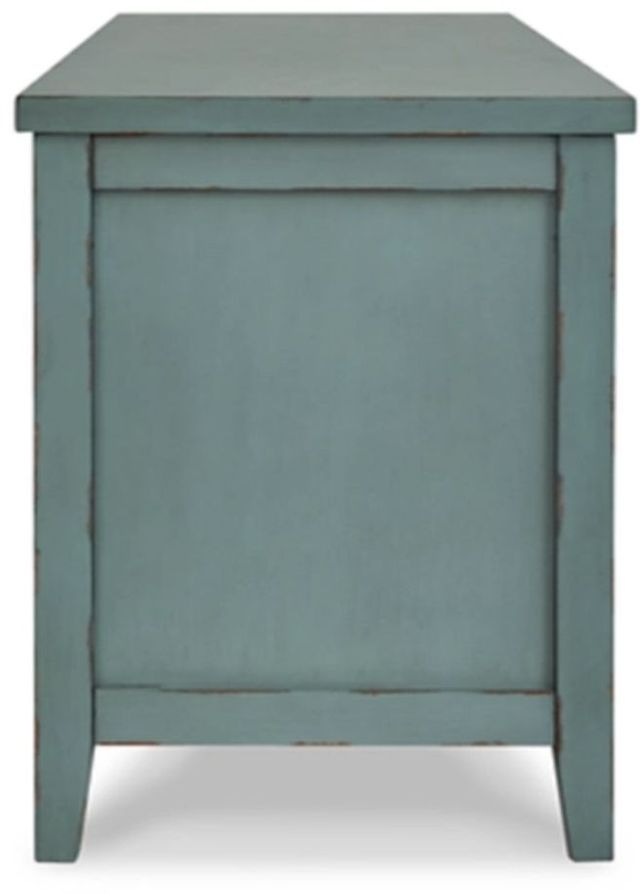 Signature Design by Ashley® Mirimyn Teal TV Stand 4