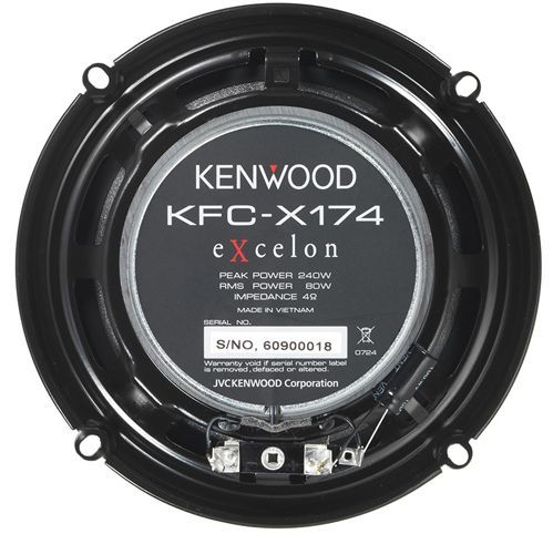 Kenwood KFC-X174 6-1/2" 2-way 2 Speaker 4