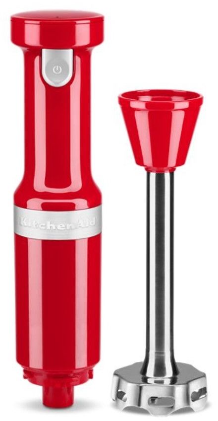 KitchenAid® Passion Red Cordless Hand Blender with Chopper and Whisk Attachment