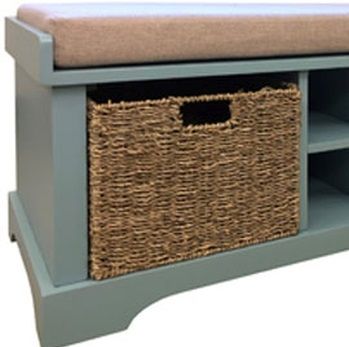 Signature Design by Ashley® Dowdy Teal Storage Bench-2