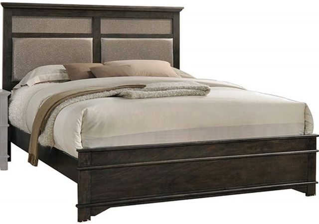 ACME Furniture Anatole Brown Eastern King Upholstered Bed