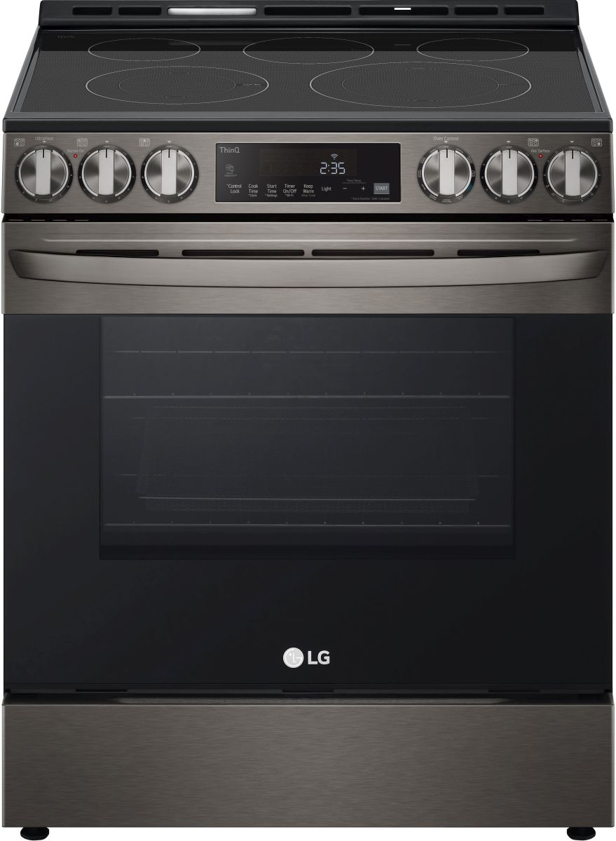 Lg electric range black shop stainless steel