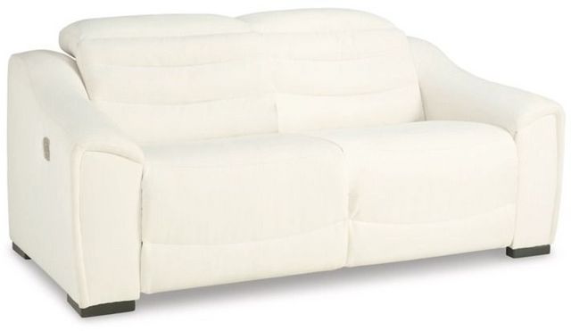 Signature Design by Ashley® Next-Gen 2-Piece Chalk Power Reclining Sectional | The Major's Furniture & Appliance