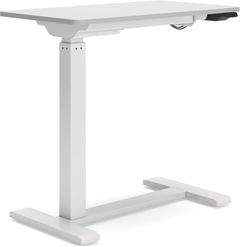 Signature Design by Ashley® Lynxtyn Taupe/White Adjustable Height Home Office Side Desk