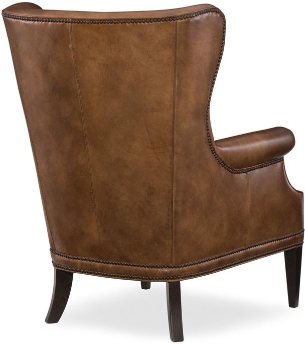 Hooker® Furniture CC Maya Natchez Brown Wing Club Chair 1