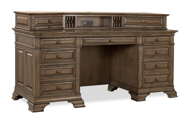 Aspenhome® Arcadia Truffle 72" Credenza Desk 0