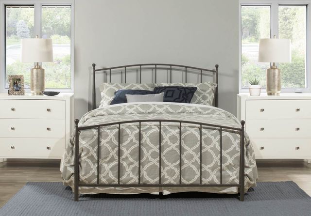 Hillsdale Furniture Warwick Gray Bronze Queen Bed-0
