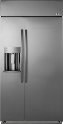 GE Profile™ 24.33 Cu Ft. Stainless Steel Built In Side-by-Side Refrigerator