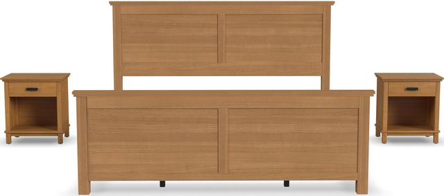 homestyles® Oak Park 3-Piece Brown King Panel Bedroom Set-0
