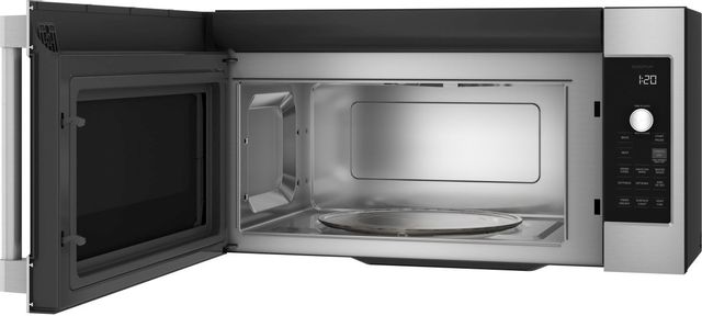 Monogram® Statement Collection 1.7 Cu. Ft. Stainless Steel Over The Range Microwave-1