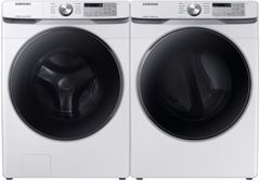 Samsung Front Load Washer with Gas Dryer-WF45T6200AWDVG45T6200W