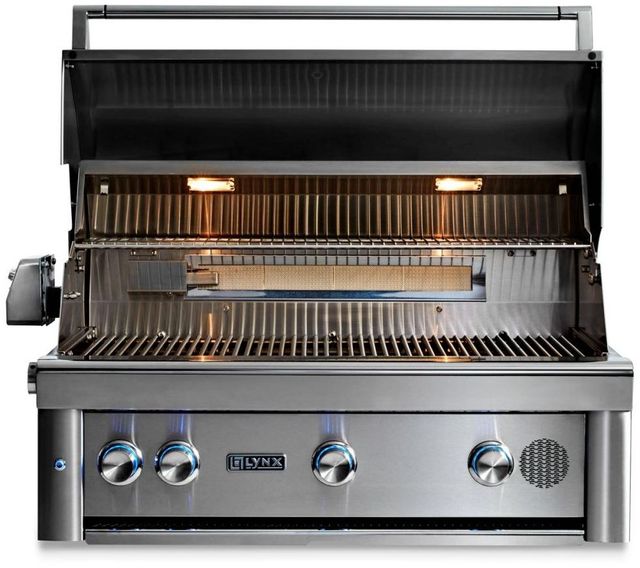Lynx® Professional 36" Stainless Steel Built In Smart Grill 1