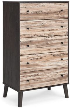 Signature Design by Ashley® Piperton Two-Tone Brown/Black Chest of Drawers